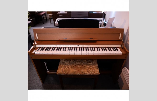 Used Roland DP970 Satin Teak Digital Piano Complete Package (SN:ZV23091) - Image 1